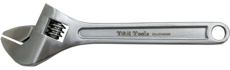 Stainless Steel 6&quot;(150mm) Super-Satin Adjustable Wrench